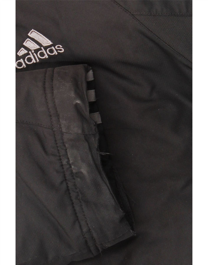 Chaqueta cortavientos ADIDAS para hombre Reino Unido 40 Grande Poliéster negro