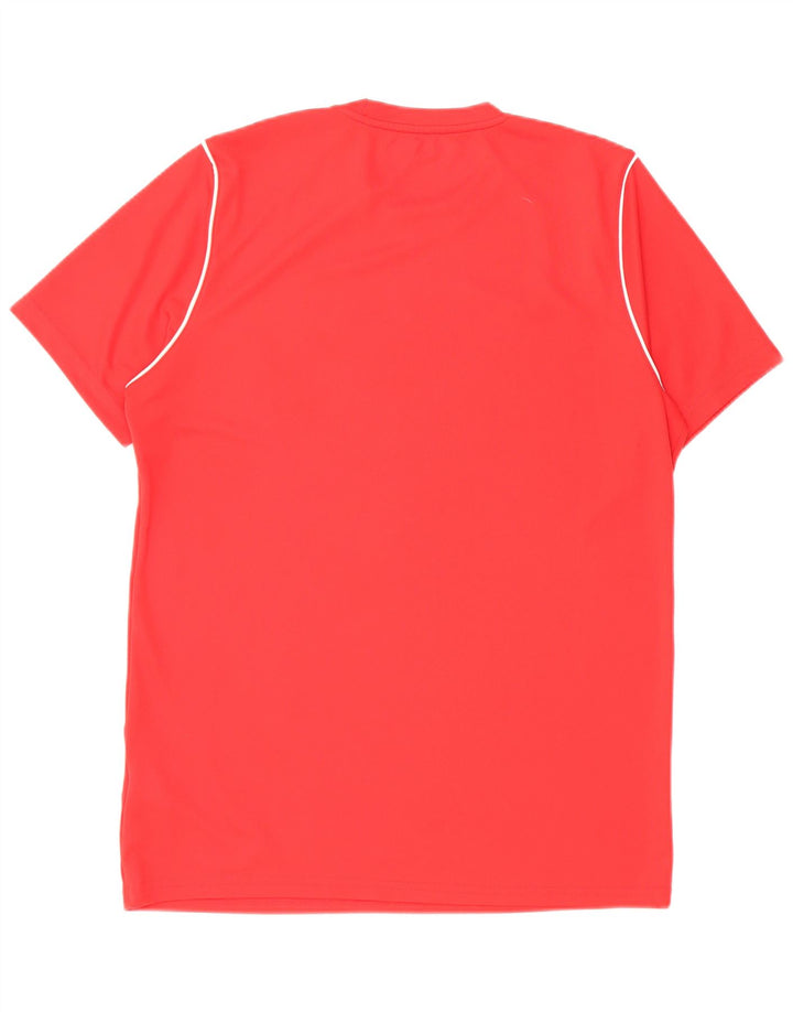 Nike Camiseta Dri Fit Slim Fit para hombre, talla grande, poliéster rojo