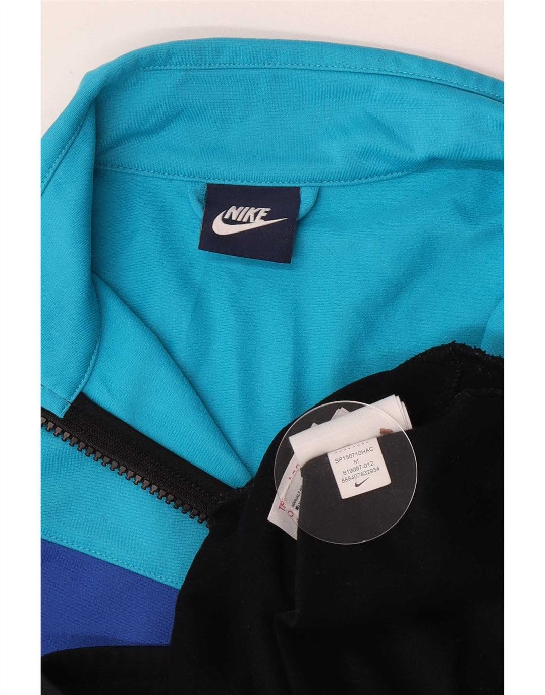 Nike Chaqueta de chándal para niños 10-11 años Mediana Negro Colorblock