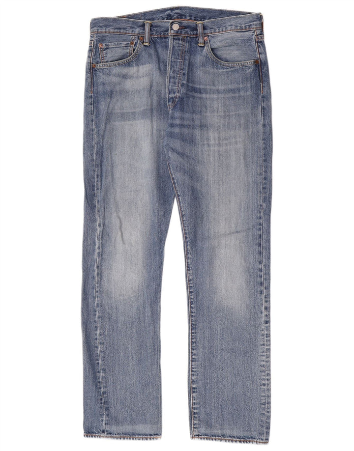 Levi's Vaqueros rectos 501 para hombre W34 L32 Algodón azul