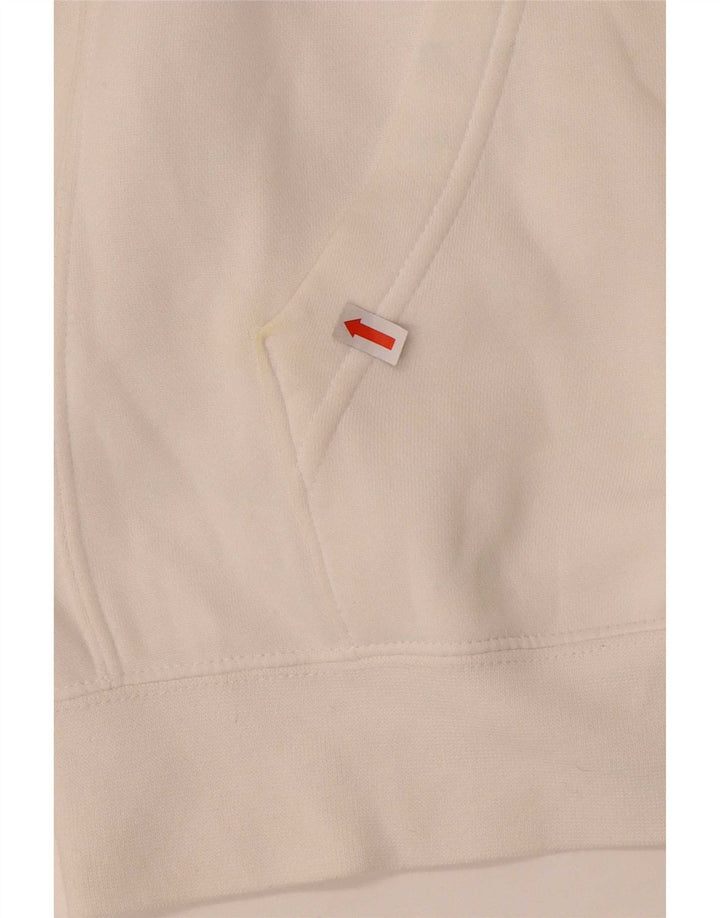 Nike Jersey con capucha y gráfico gráfico de algodón blanco mediano para hombre