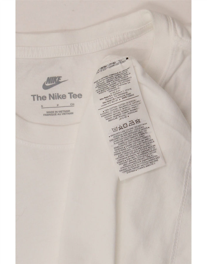 Camiseta Nike Hombre Top Small Blanco Algodón