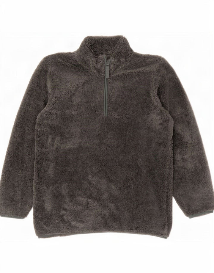 Jersey polar con cremallera y cuello para mujer de Mountain Warehouse UK 40 XL Poliéster gris