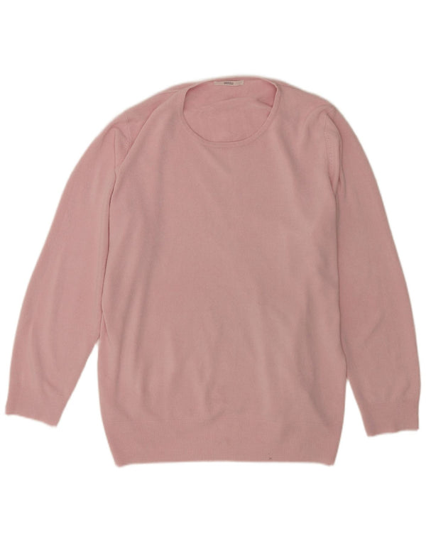 Marks & Spencer Jersey de Cuello Redondo para Mujer UK 40 XL Rosa