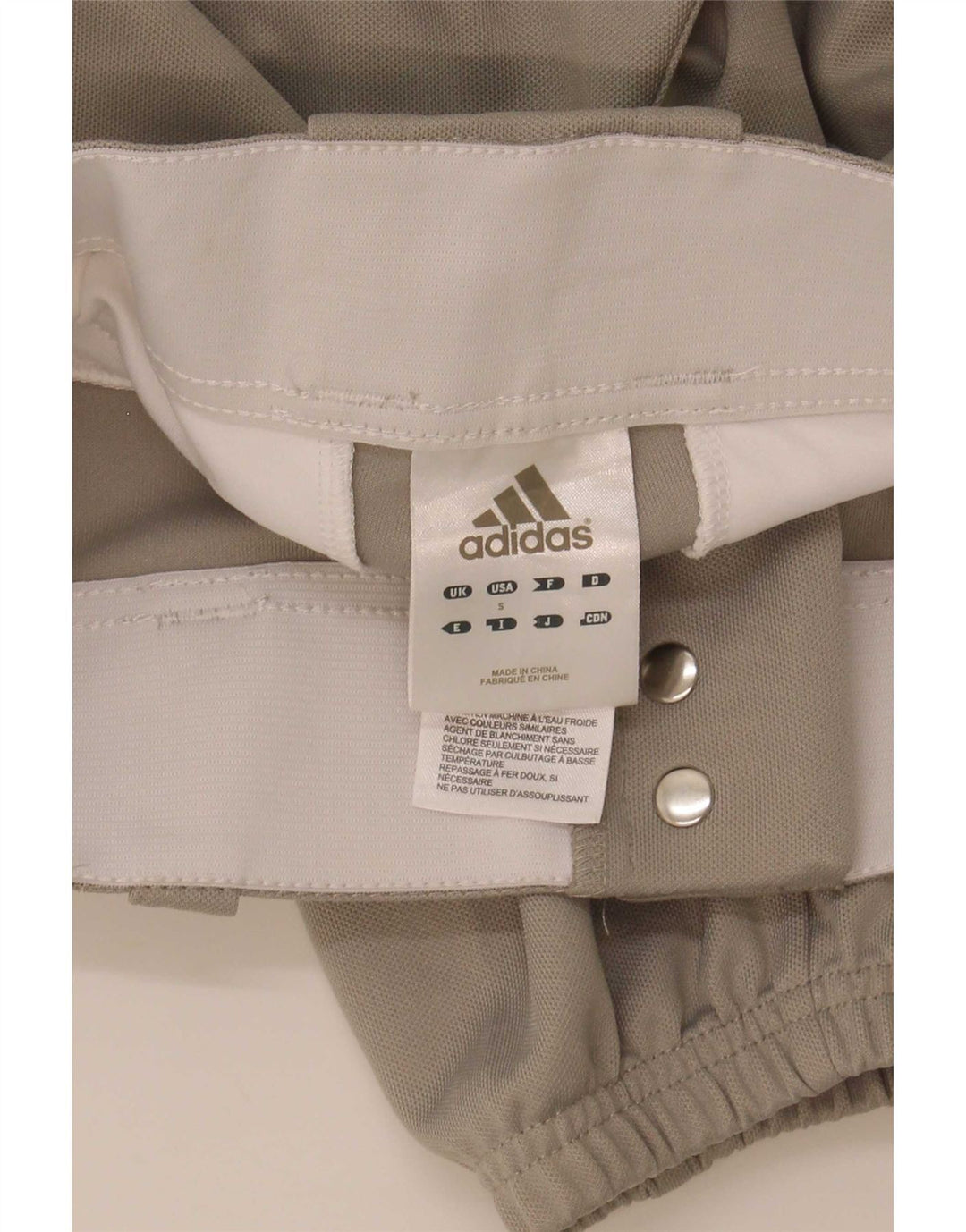 Adidas Chicos Capri Chándal Pantalones Joggers 8-9 Años Pequeño Gris Poliéster