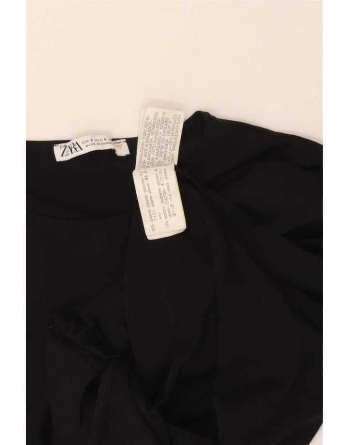 Zara Mujer Body UK 8 Small Poliamida Negro