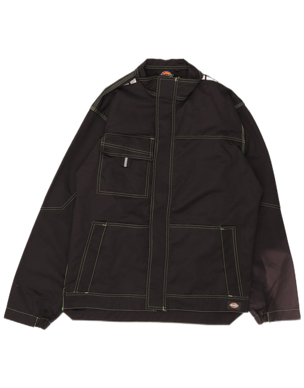 Dickies Chaqueta utilitaria para hombre UK 42 XL Algodón negro