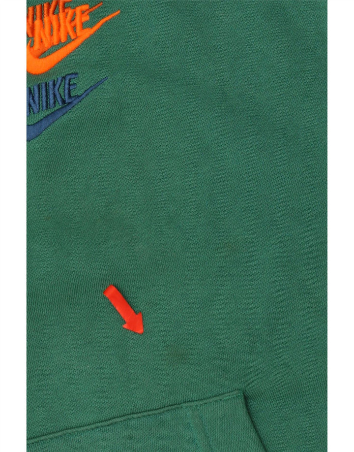 Sudadera con capucha Nike para hombre - Jersey de algodón verde medio