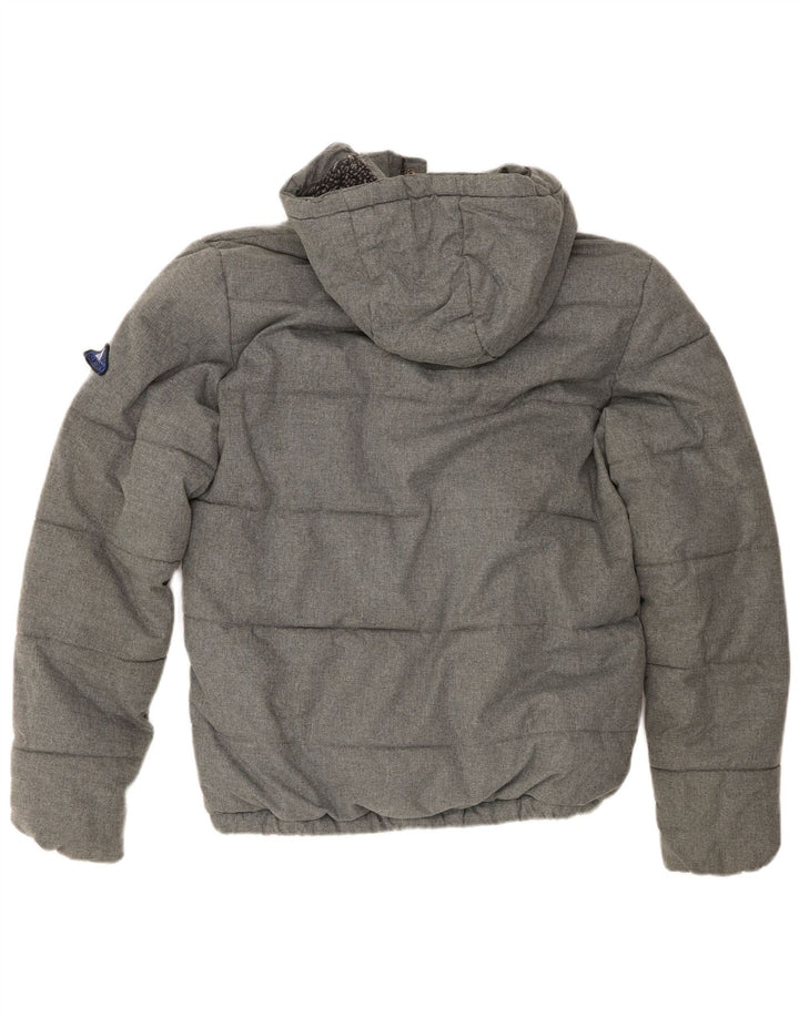 Superdry Chaqueta acolchada con capucha para hombre UIK 38 Poliéster gris medio