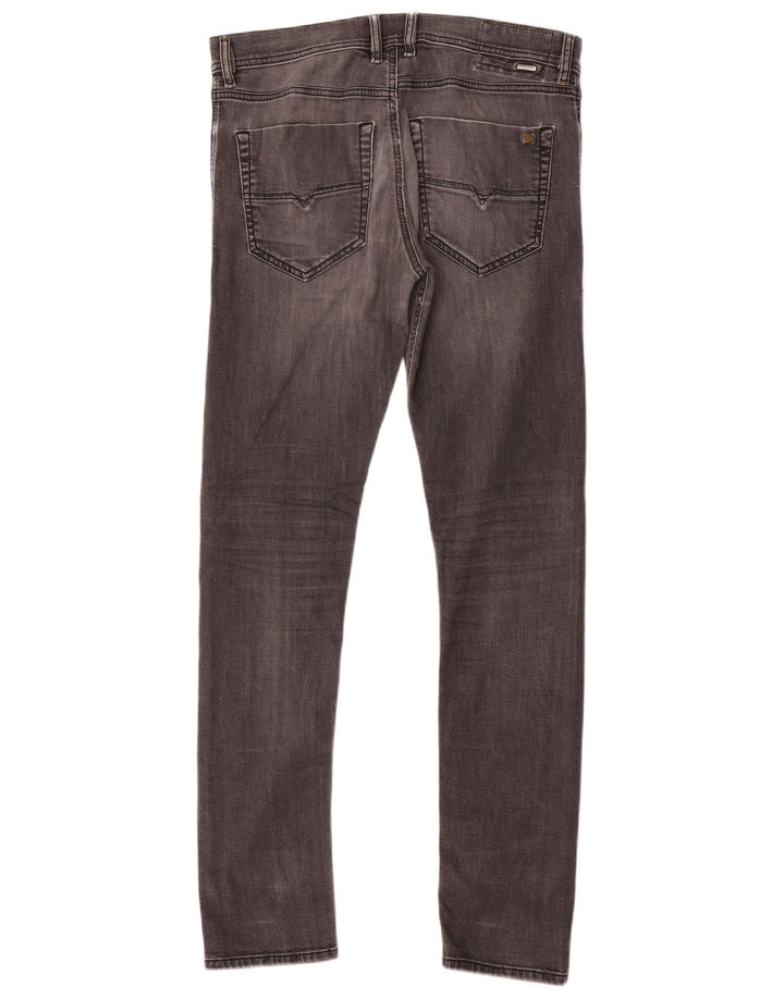 DIESEL Vaqueros ajustados Tepphar Carrot W31 L32 de algodón gris para hombre