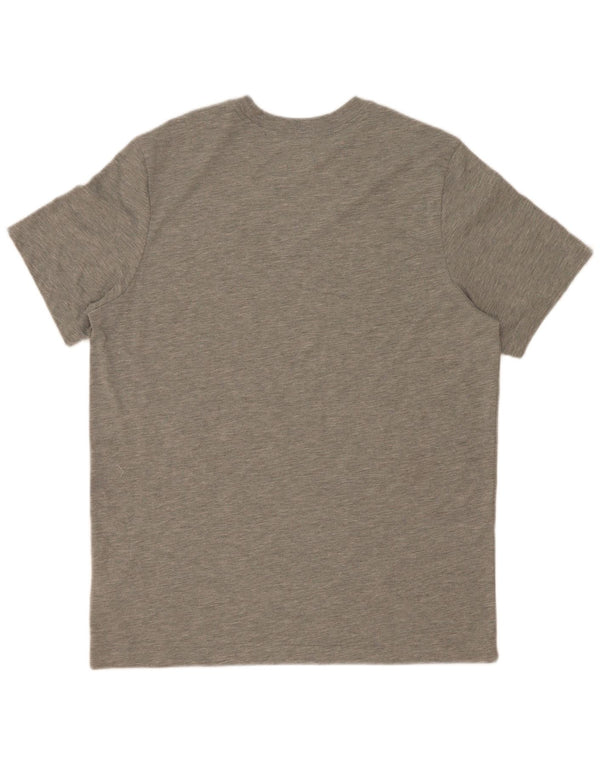 Camiseta Nike Dri Fit Graphic para hombre, talla grande, poliéster gris