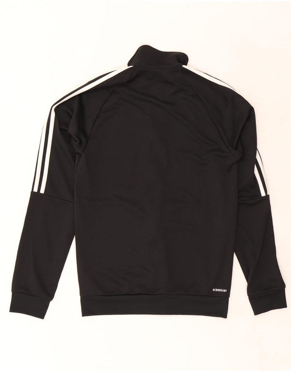 Adidas Hombre Aeroready Chándal Top Chaqueta UK 32/34 XS Negro Poliéster