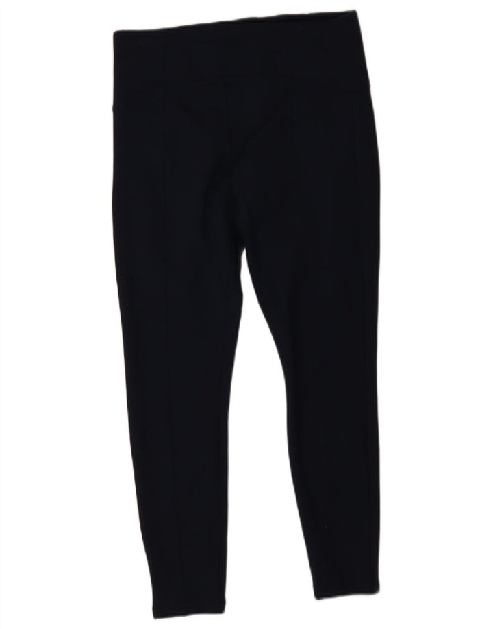 Marks & Spencer Leggings cortos para mujer UK 42 Medium Azul marino Viscosa