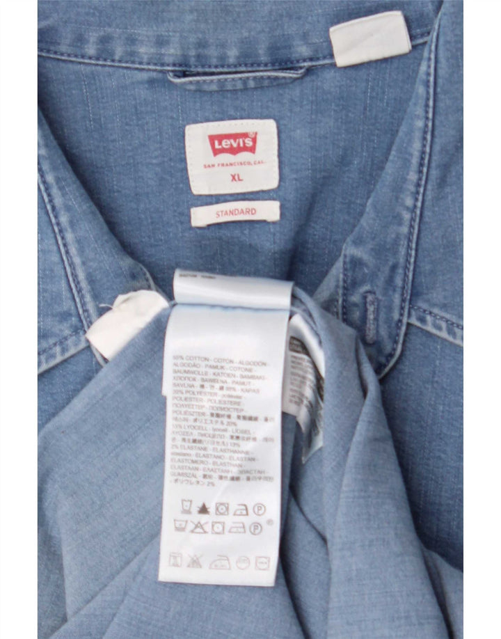 Camisa vaquera Levi's para hombre XL Algodón azul