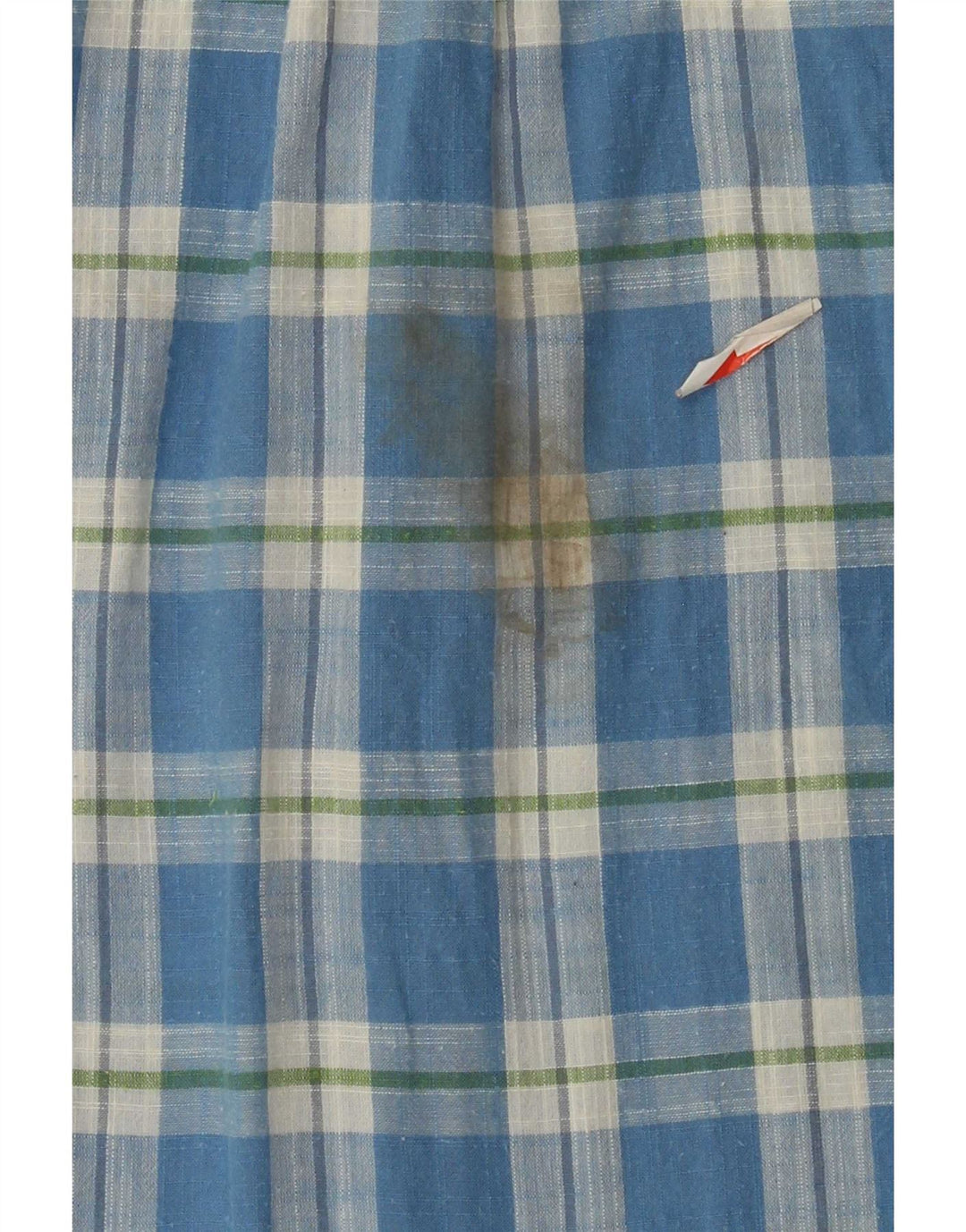 Wrangler Camisa De Manga Corta Para Hombre 2XL Algodón A Cuadros Azul