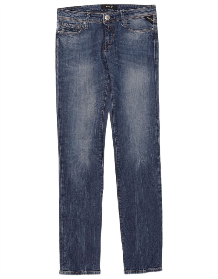 Vaqueros pitillo para mujer Replay W29 L31 Azul