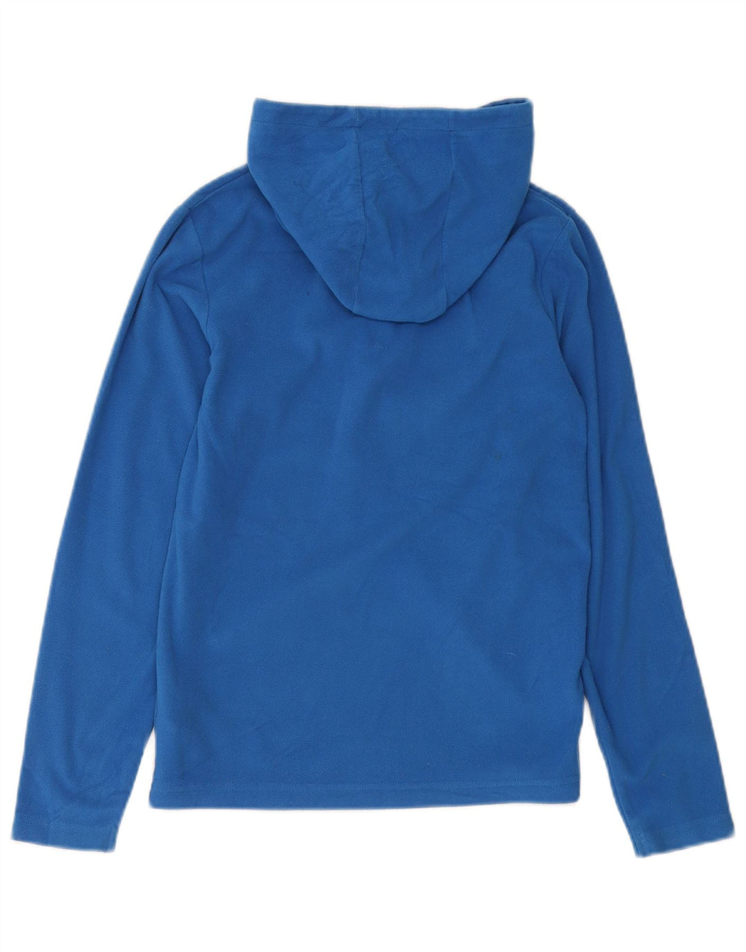 MOUNTAIN WAREHOUSE Jersey polar con capucha y cuello con cremallera para niños 11-12 años Azul