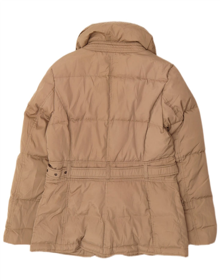 Max & Co. Chaqueta acolchada para mujer UK 40 Medio Beige Poliéster Clásico