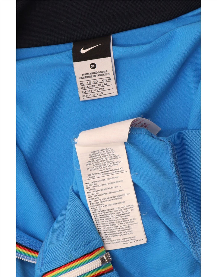 Nike Boys Graphic Chándal Top Chaqueta 13-14 años XL Azul Poliéster