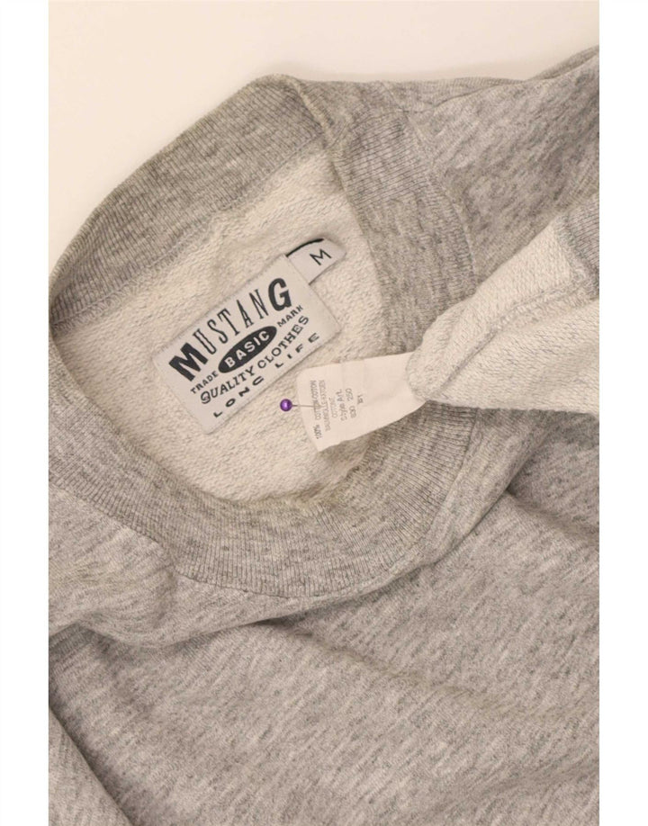 Mustang Sudadera Jumper Gris Medio De Algodón Moteado
