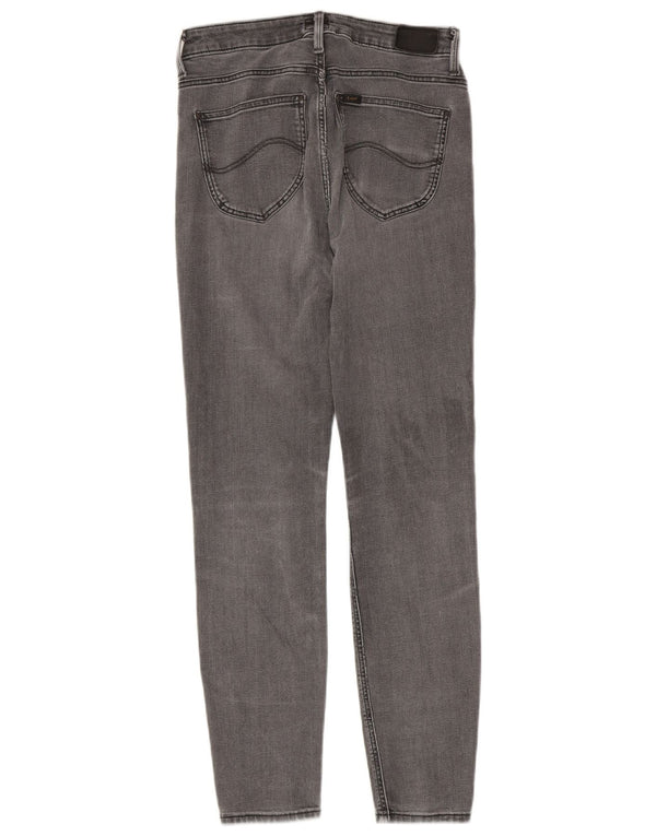 Lee Womens Scarlett High Skinny Jeans W28 L31 Grey Cotton
