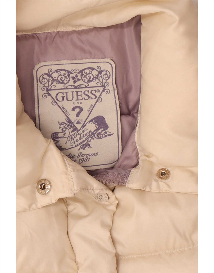 Guess Chaqueta acolchada para mujer UK 46 Large Beige