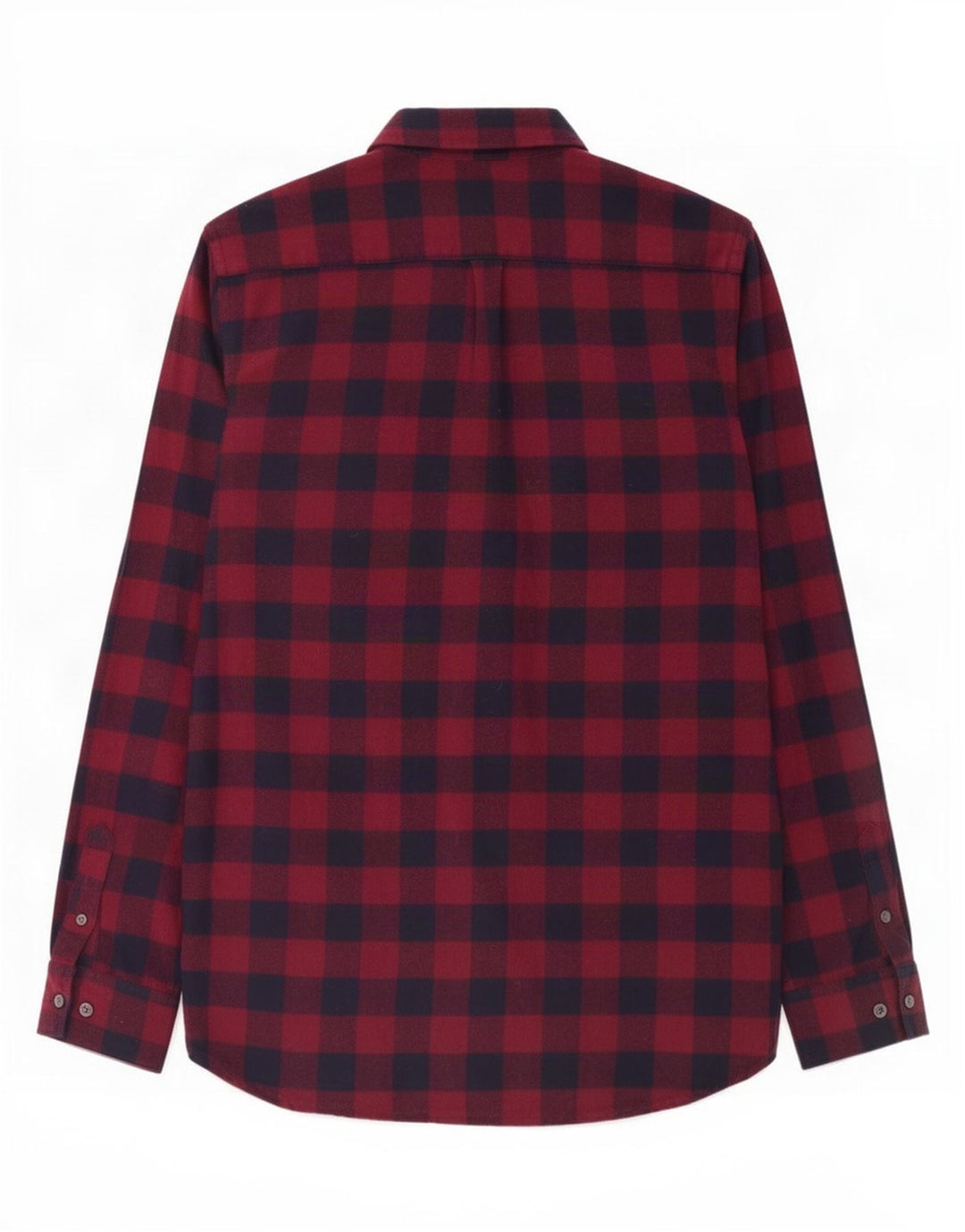 Camisa de franela para hombre de French Connection, tamaño grande, a cuadros rojos