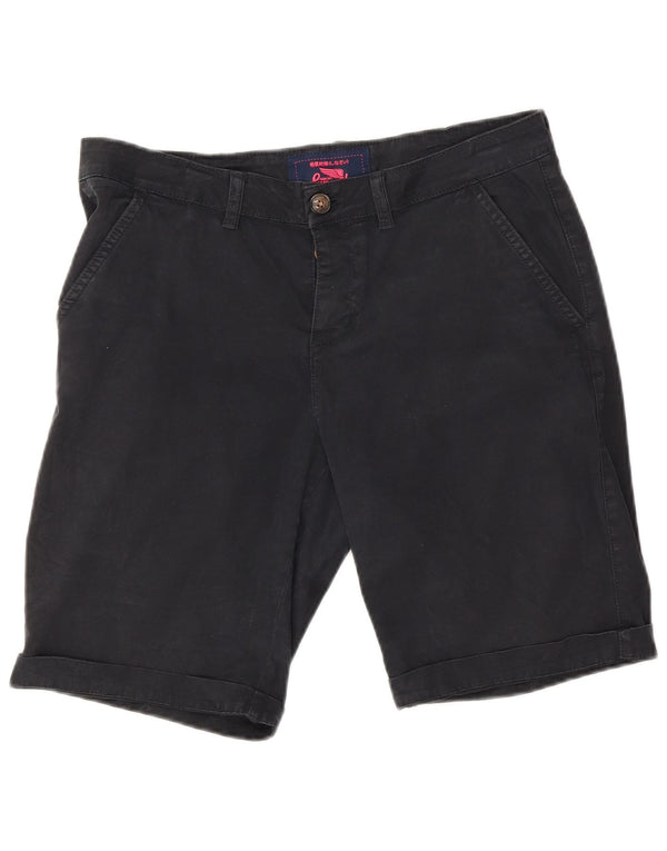 Pantalones cortos chinos Superdry para mujer Medium W30 Azul marino Algodón