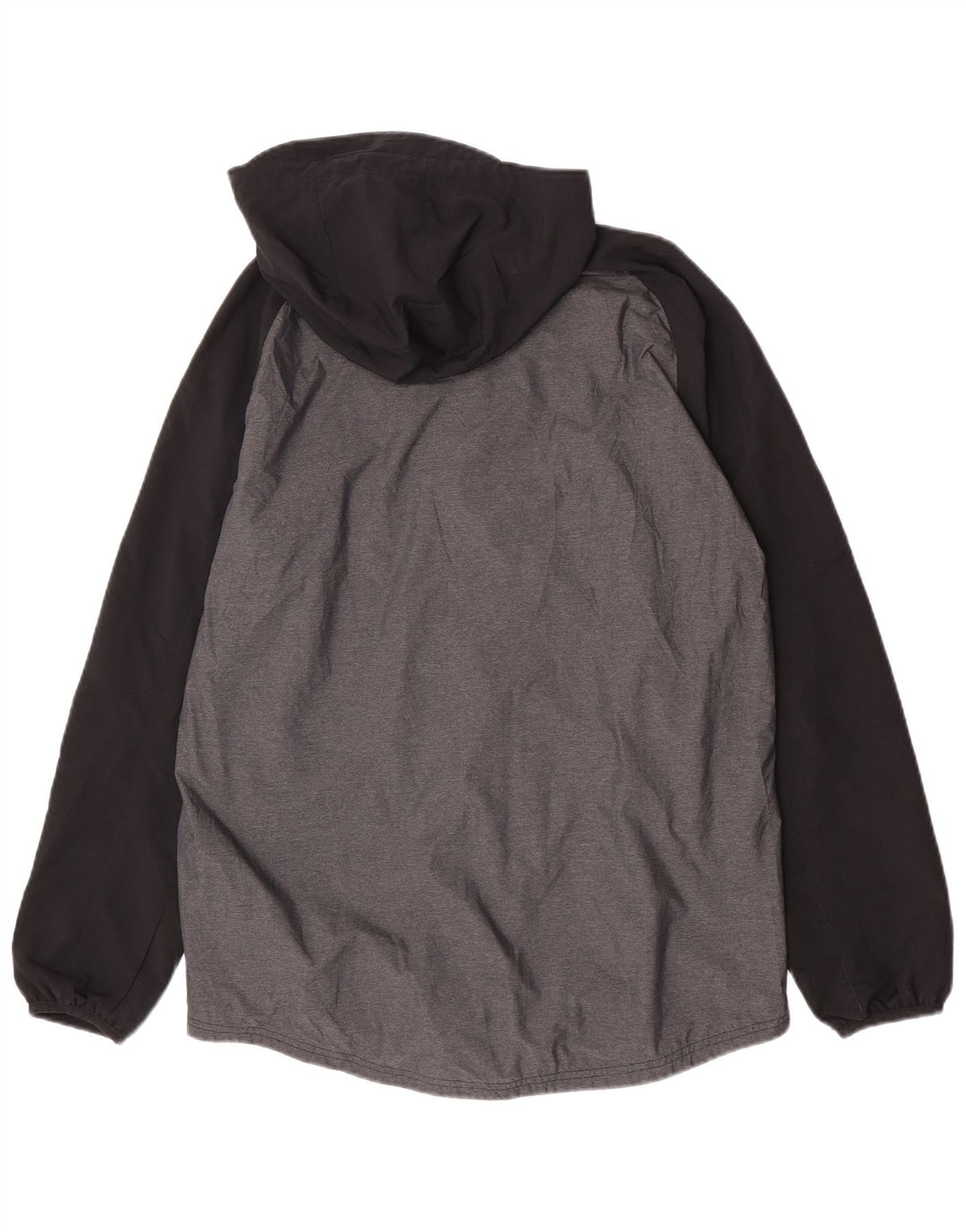 Adidas Mens Redhawk Graphic Rain Jacket UK 38 Gris Medio Colorblock