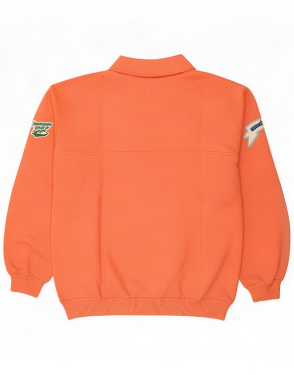 Americanino Hombre Gráfico Polo Cuello Sudadera Jumper Grande Algodón Rosa