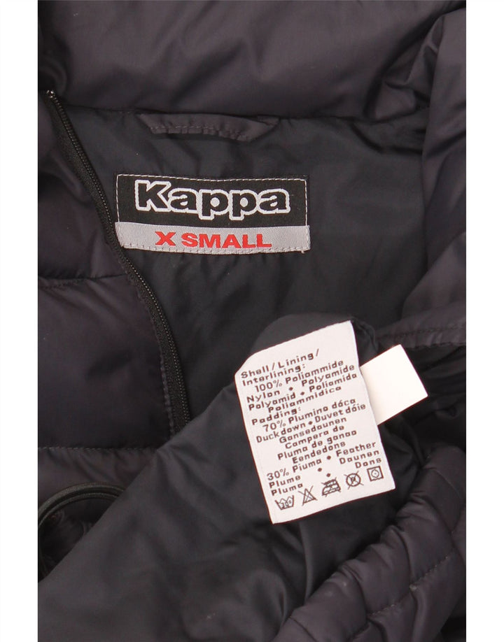 KAPPA Chaleco acolchado extragrande para mujer UK 6 XS Poliamida azul marino