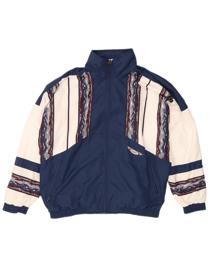 Jako Hombre Chándal Top Chaqueta Mediana Azul Marino Colorblock Poliéster