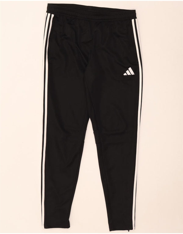 Adidas - Pantalones de chándal ajustados para hombre, talla grande, poliéster negro
