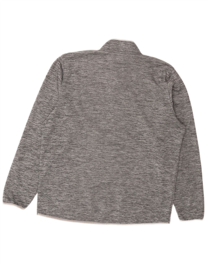 Under Armour Hombre Cold Gear Jersey Chándal Top Grande Gris Moteado