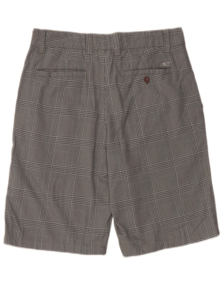 Pantalones cortos chinos O'Neill para mujer W30 Poliéster a cuadros gris medio