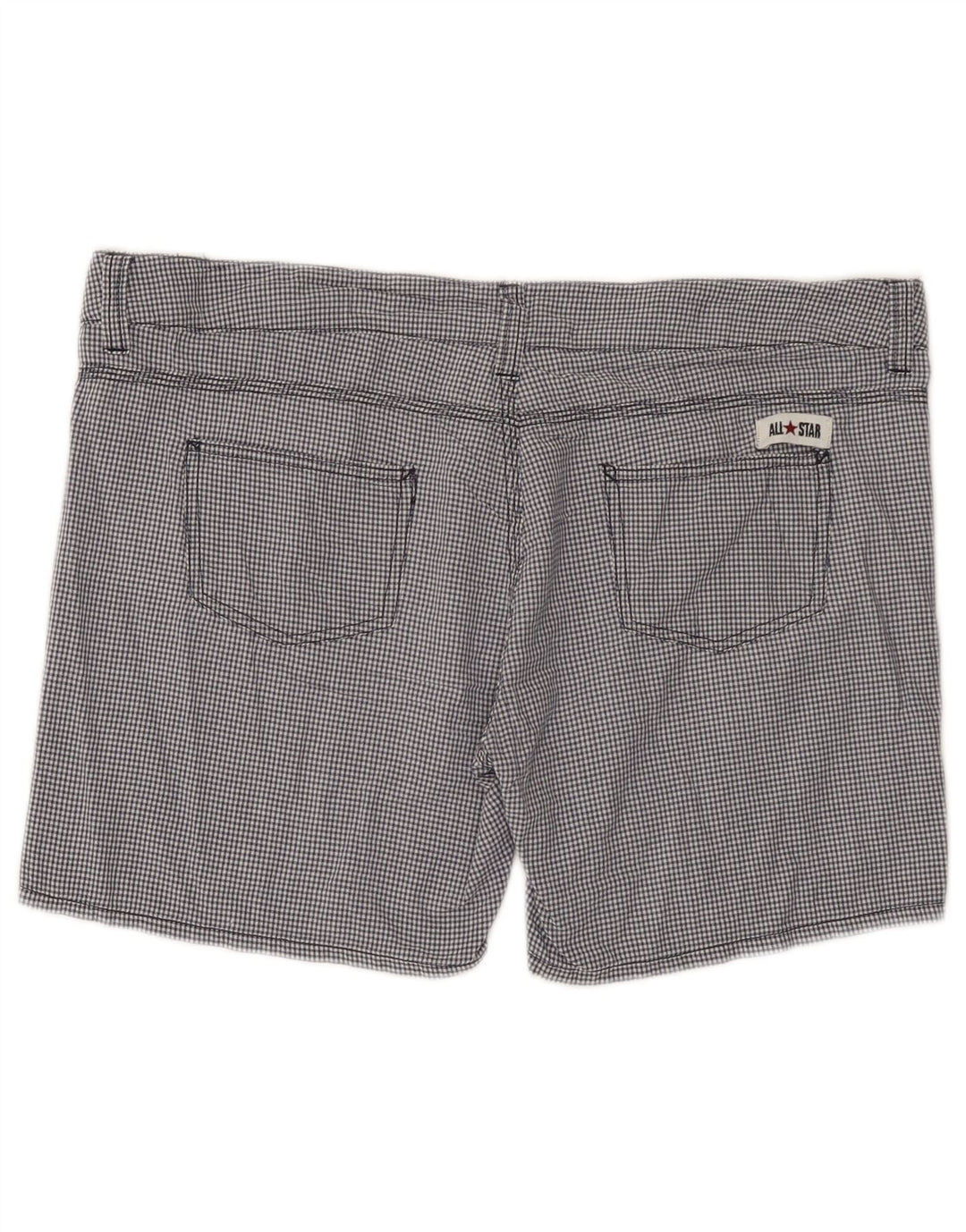 Converse - Pantalones cortos casuales para mujer, talla grande, W34, algodón azul marino