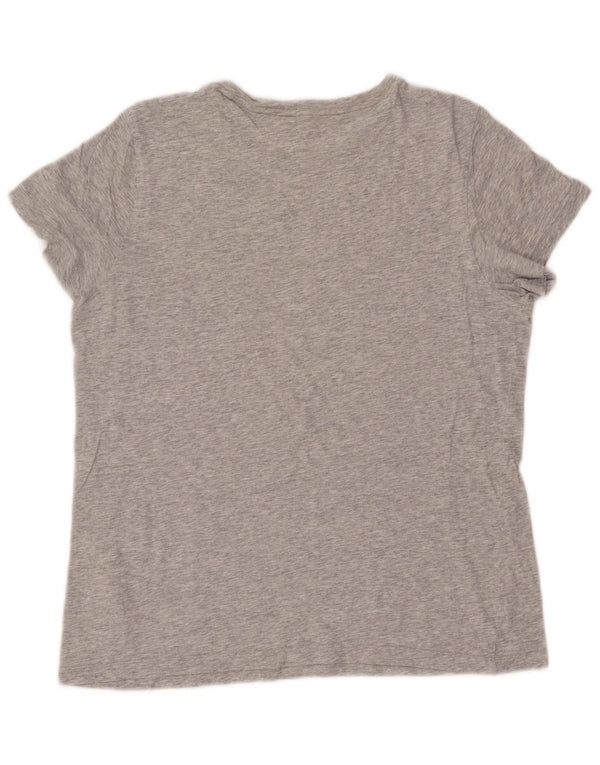 PUMA Camiseta gráfica para mujer Top UK 46 Large Grey Cotton