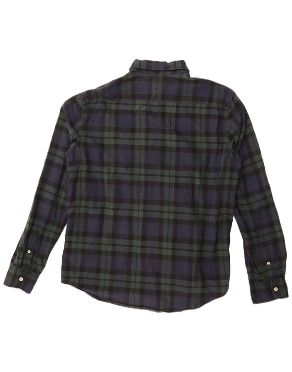 Camisa Ralph Lauren para hombre grande de algodón a cuadros azul marino