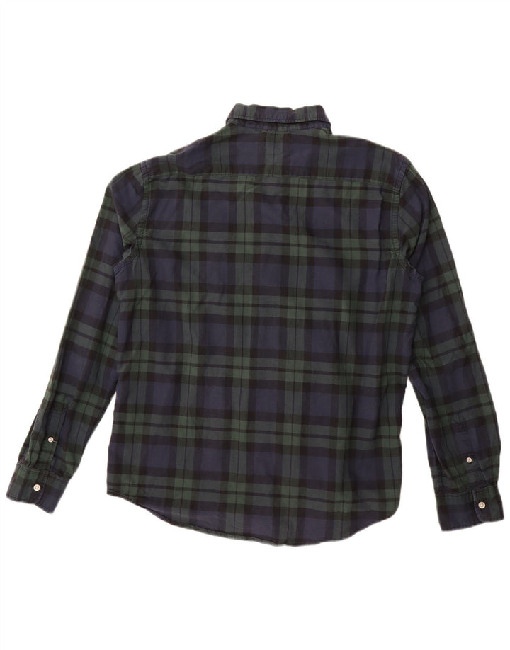 Camisa Ralph Lauren para hombre grande de algodón a cuadros azul marino