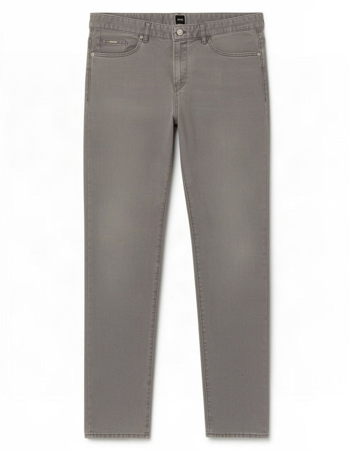 Vaqueros Hugo Boss Hombre Rectos W36 L34 Algodón Gris