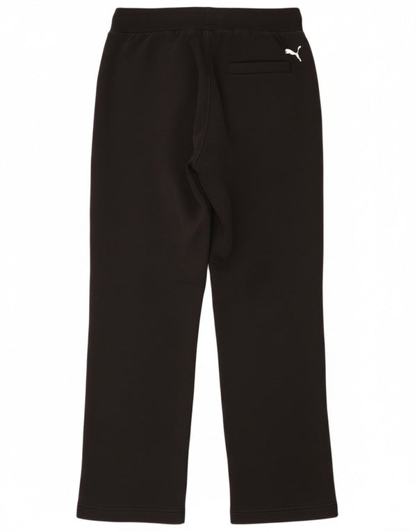 Puma Mens Graphic Tracksuit Trousers Medium Black Cotton