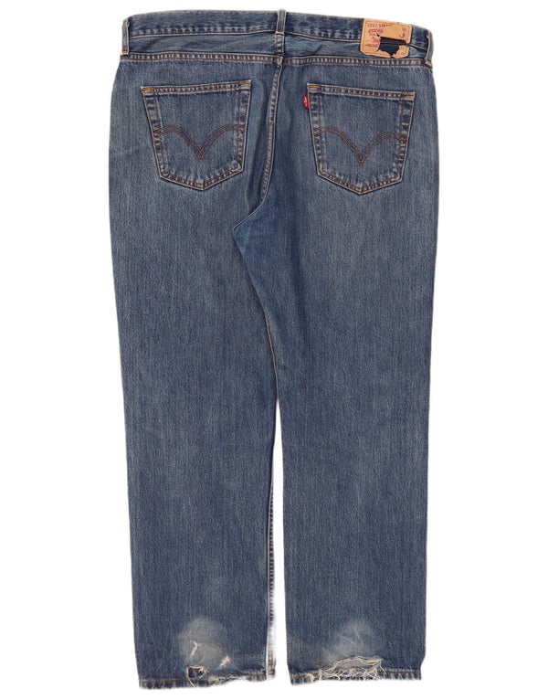 Vaqueros Levi's Mujer Rectos W40 L30 Algodón Azul