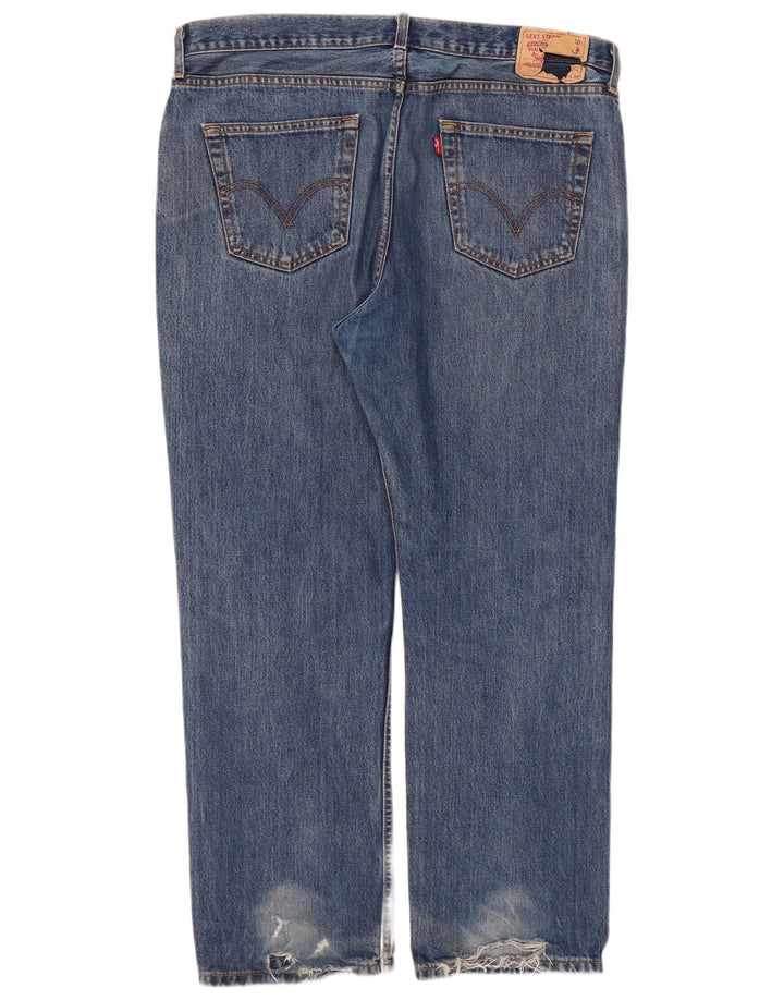 Vaqueros Levi's Mujer Rectos W40 L30 Algodón Azul