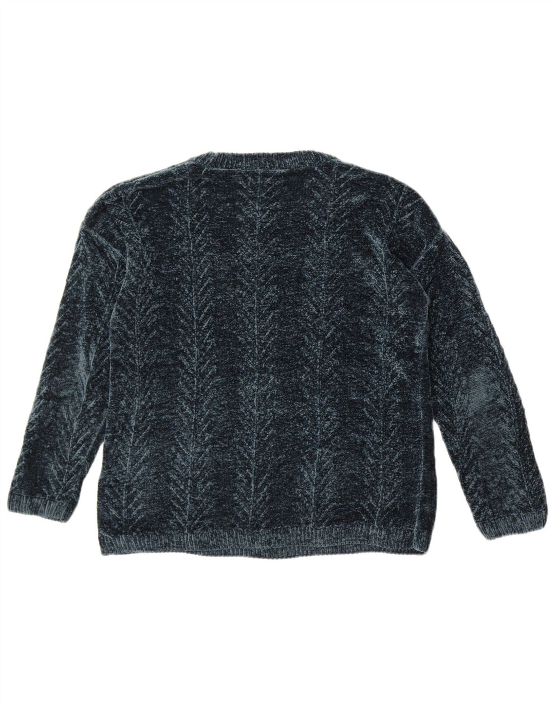 Orvis Jersey de cuello redondo para mujer UK 14 Poliéster verde medio