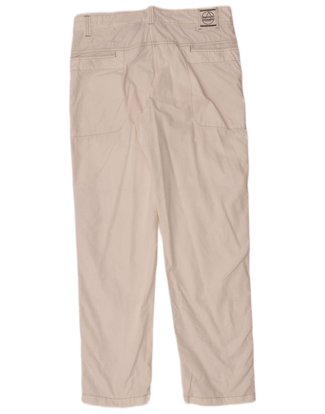 Murphy & Nye Pantalones chinos ajustados para hombre W36 L32 Algodón blanco