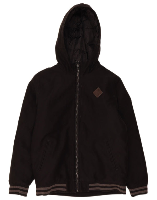 Vans - Chaqueta acolchada con capucha para hombre, talla 40, color negro