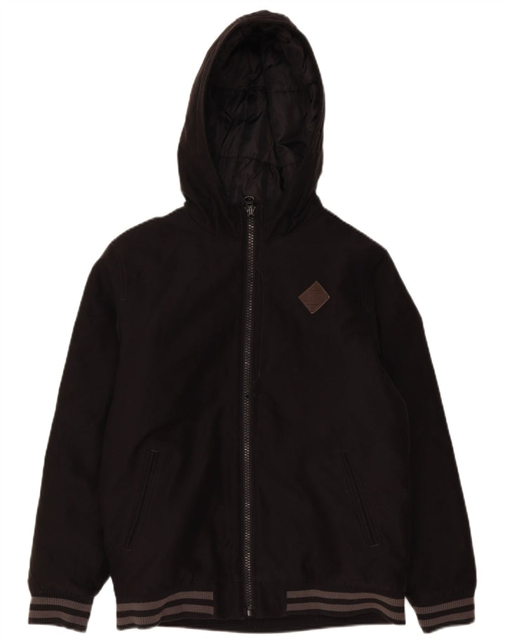 Vans - Chaqueta acolchada con capucha para hombre, talla 40, color negro