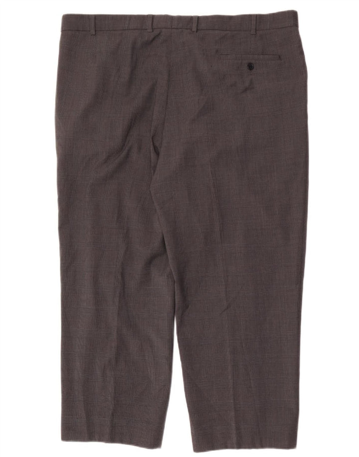 Marks & Spencer Pantalones de traje cortos a medida para hombre W42 L26 Azul marino