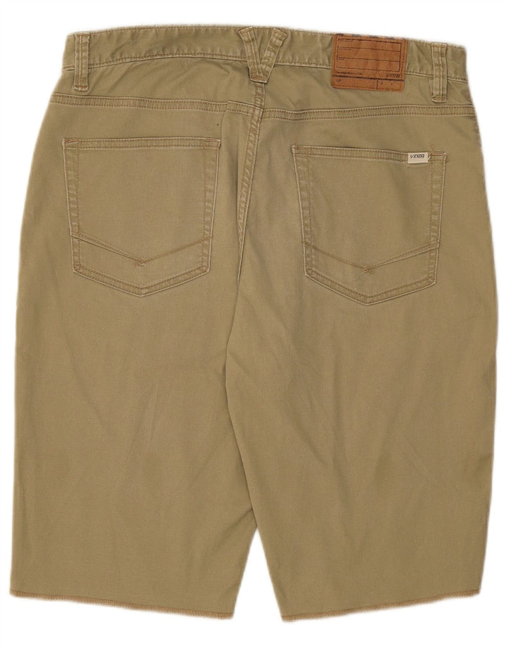 Vans Shorts casuales para hombre W32 Algodón caqui mediano