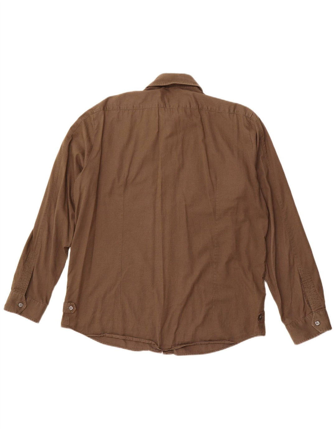 HUGO BOSS Camisa ajustada para hombre XL Marrón